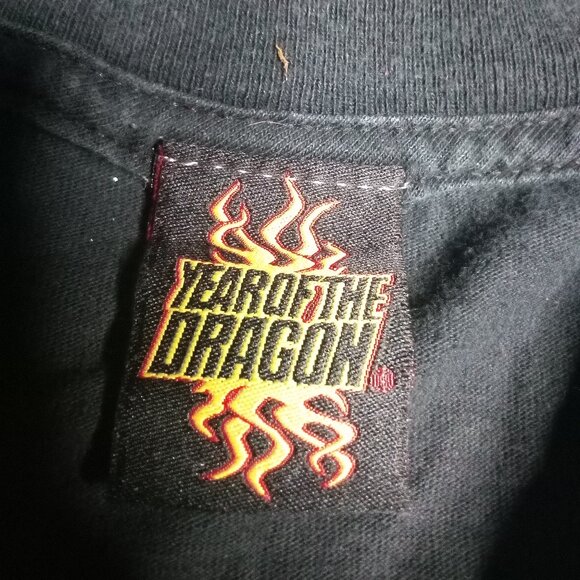 Vintage Y2K Year Of The Dragon Skater Long Sleeve T-Shirt - Picture 5 of 8